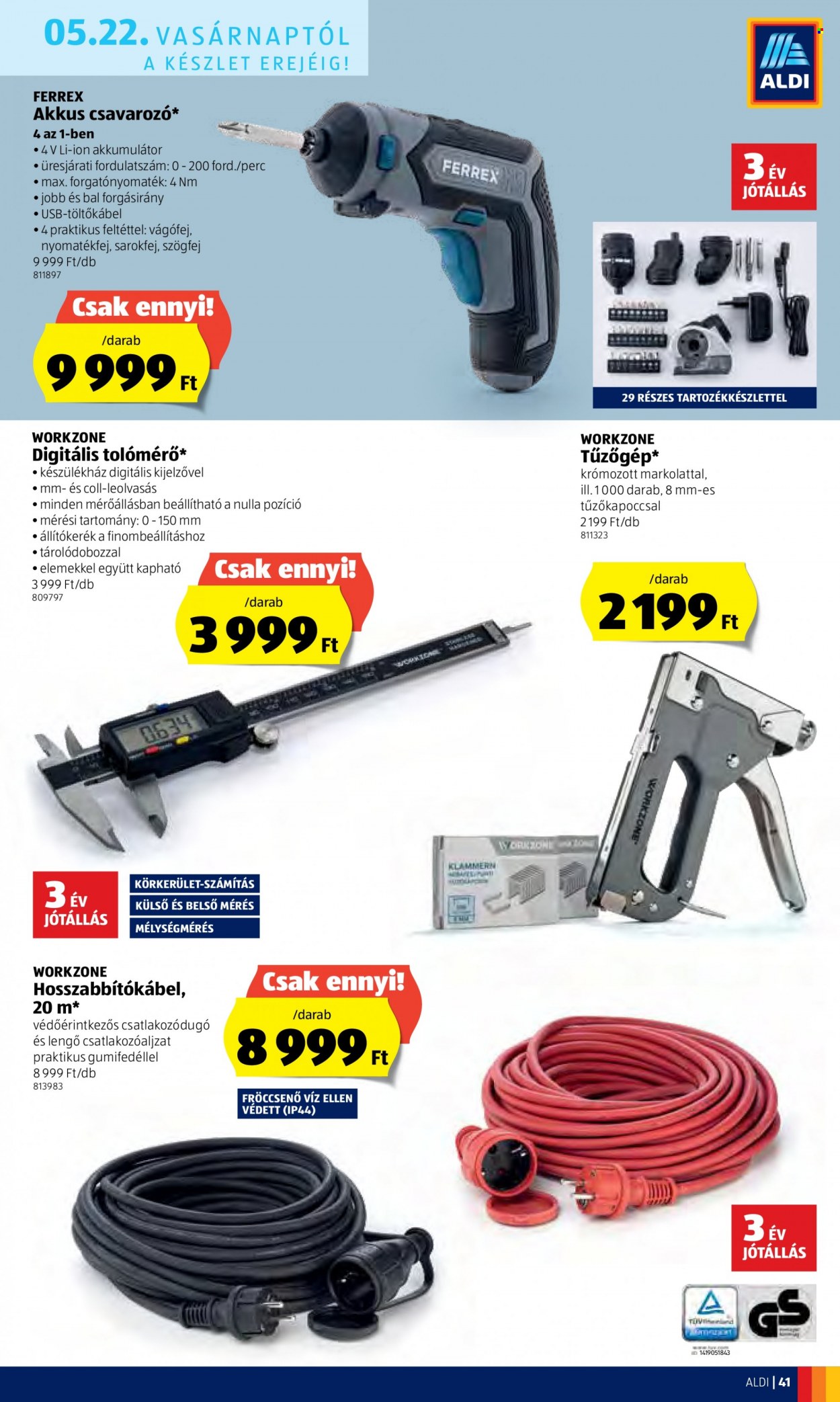 Aldi akciós újságok - 2022.05.19 - 2022.05.25. Oldal 41