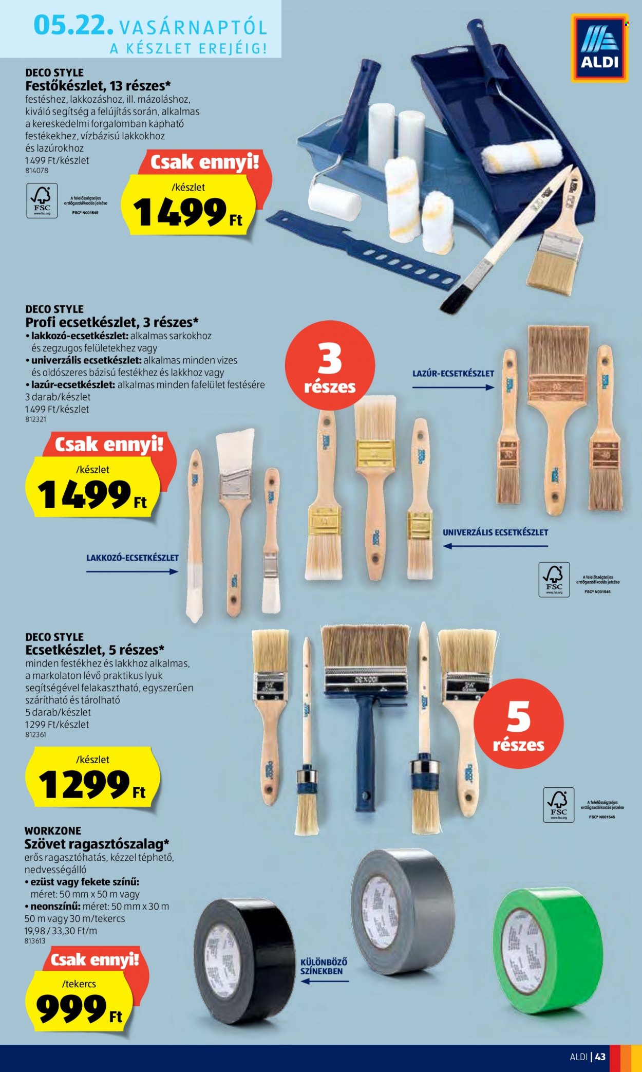 Aldi akciós újságok - 2022.05.19 - 2022.05.25. Oldal 43