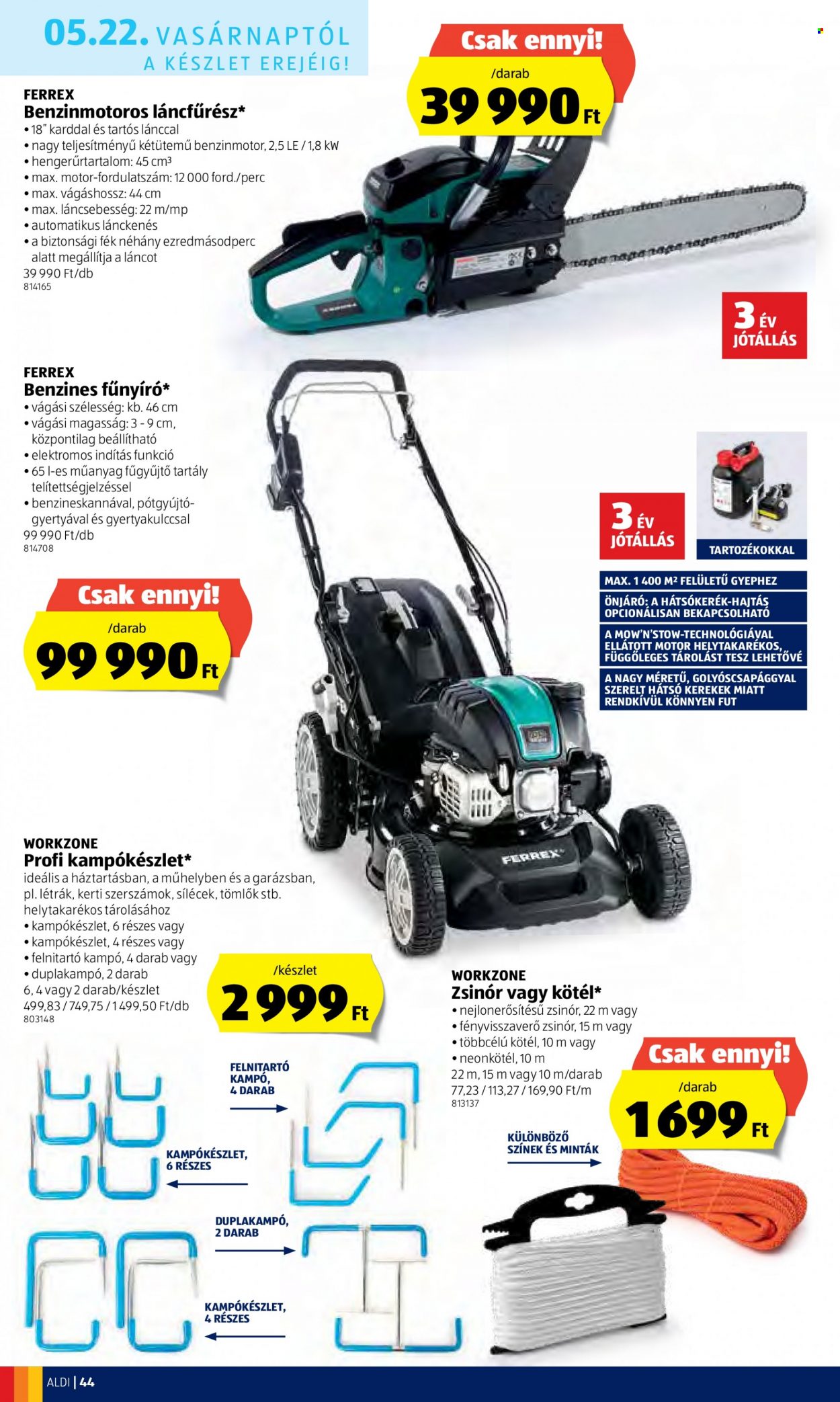 Aldi akciós újságok - 2022.05.19 - 2022.05.25. Oldal 44