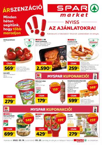 Újság SPAR market - 2022.05.19 - 2022.05.25.
