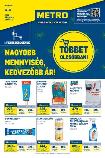 Újság Metro - 2022.05.18 - 2022.06.14.