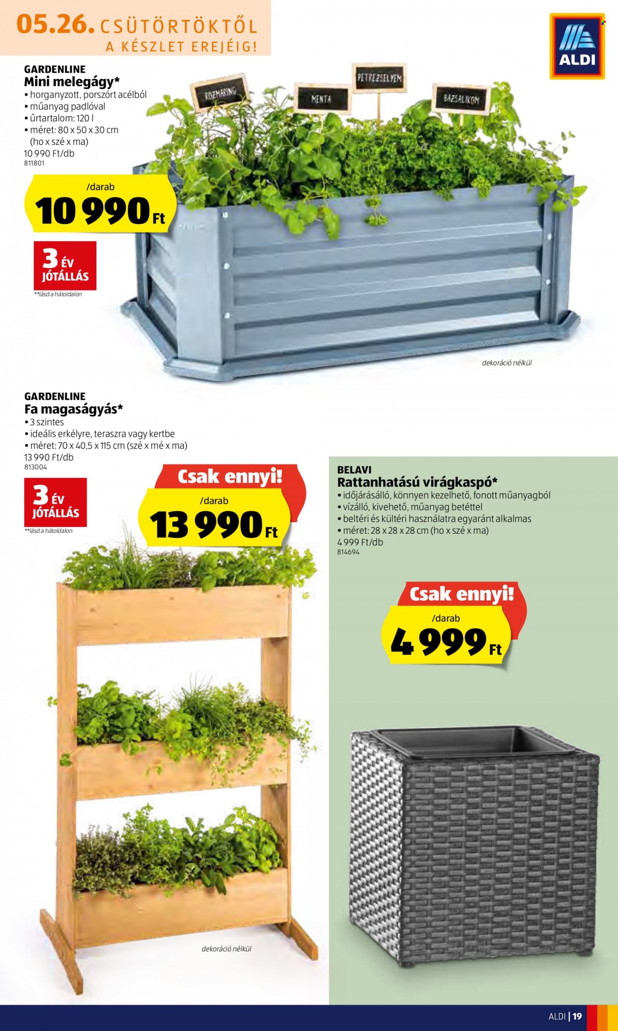 Aldi akciós újságok - 2022.05.26 - 2022.06.01. Oldal 19