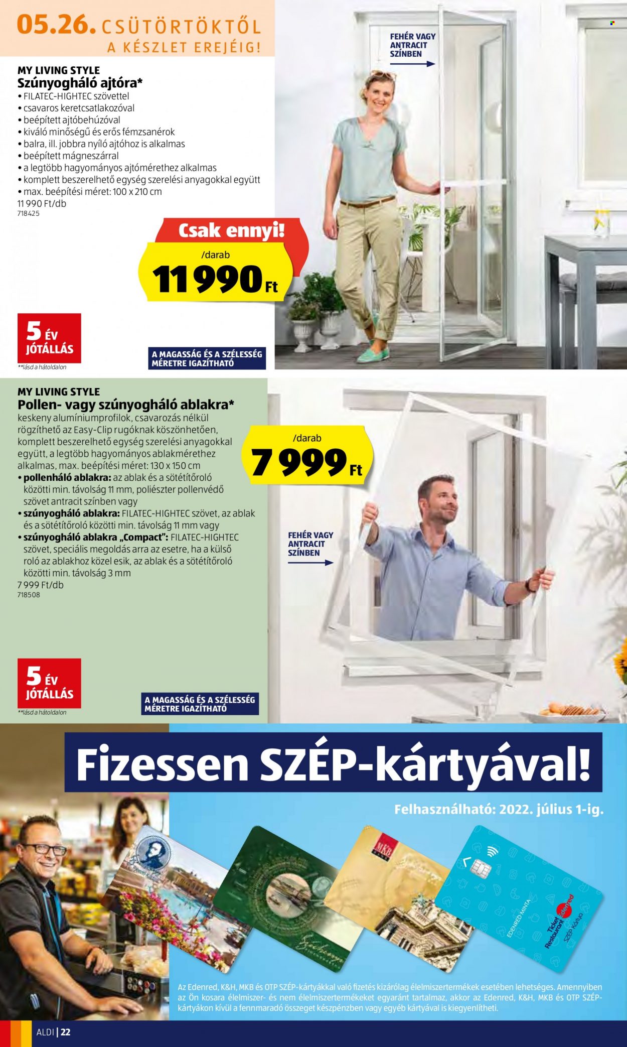 Aldi akciós újságok - 2022.05.26 - 2022.06.01. Oldal 22