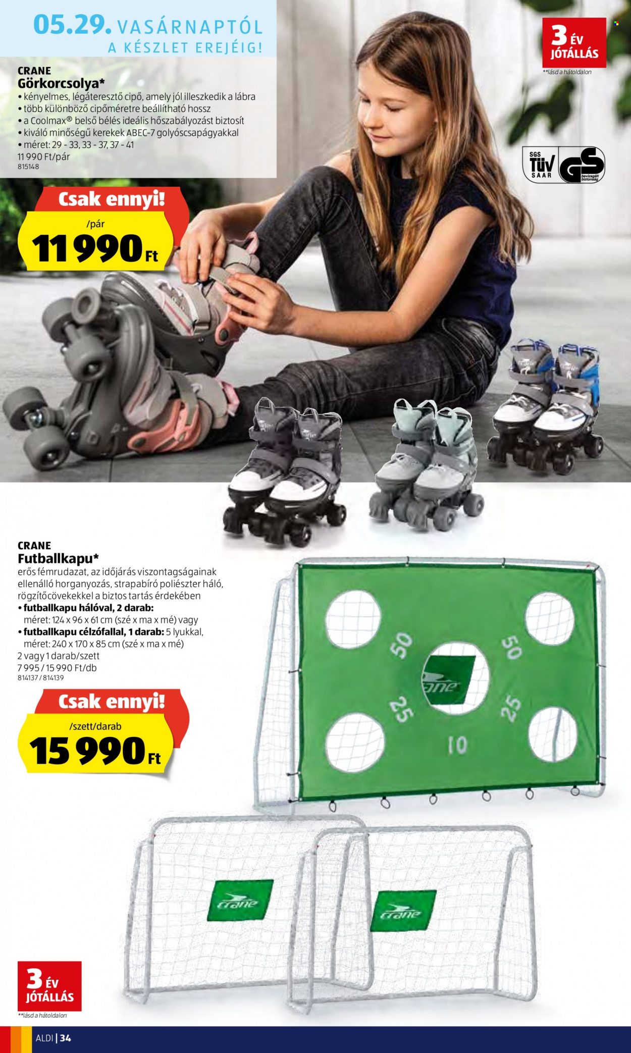 Aldi akciós újságok - 2022.05.26 - 2022.06.01. Oldal 34