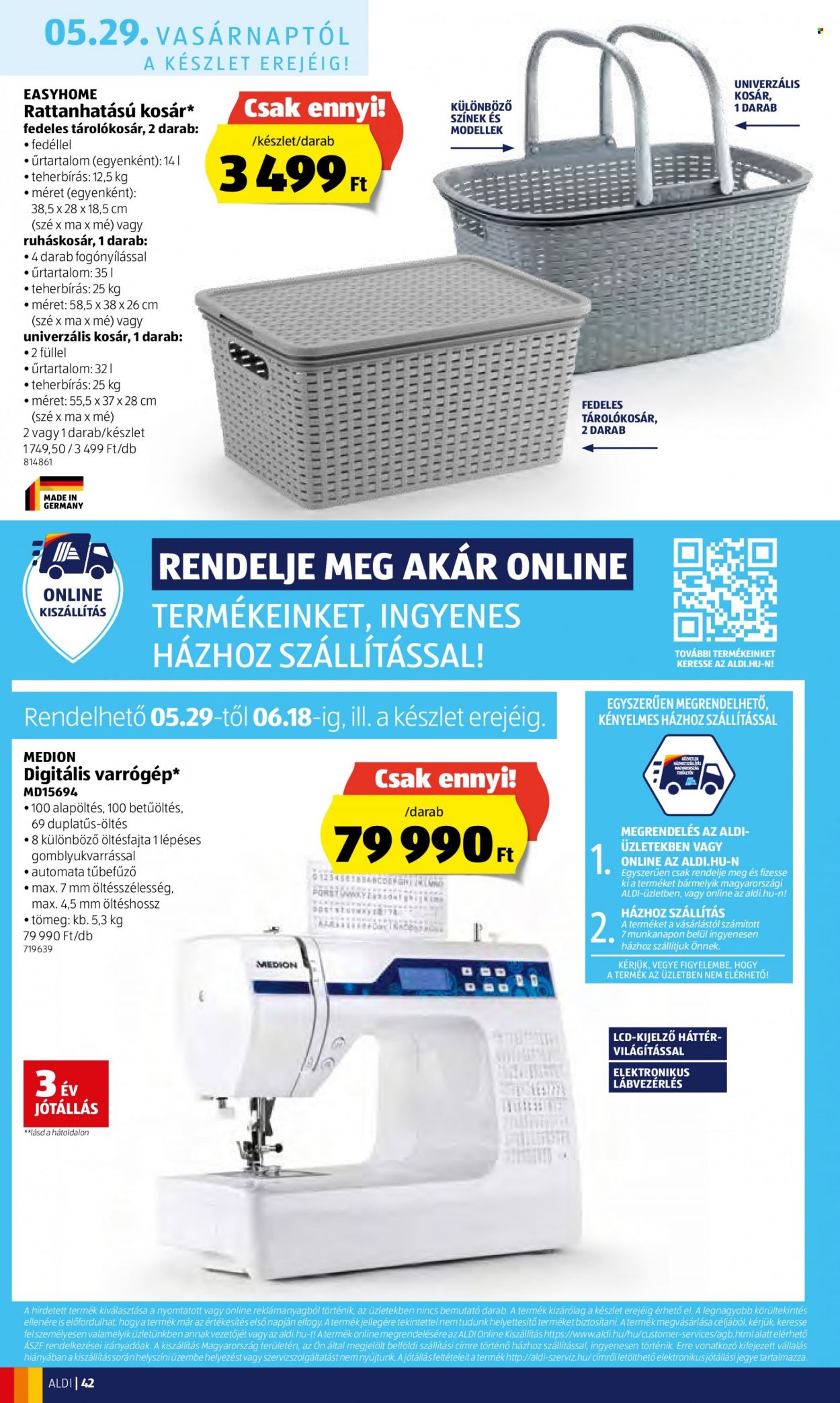 Aldi akciós újságok - 2022.05.26 - 2022.06.01. Oldal 42