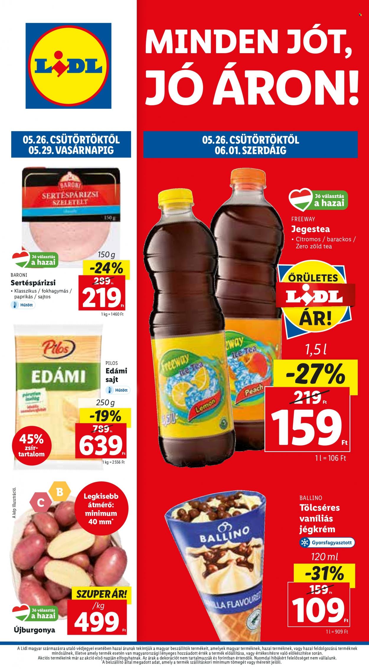 Lidl akciós újságok - 2022.05.26 - 2022.06.01. Oldal 1