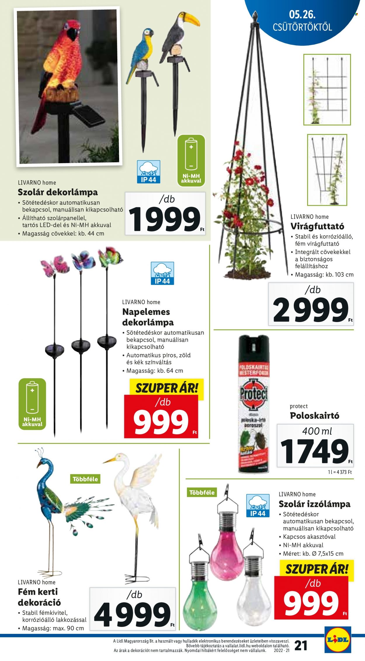 Lidl akciós újságok - 2022.05.26 - 2022.06.01. Oldal 21