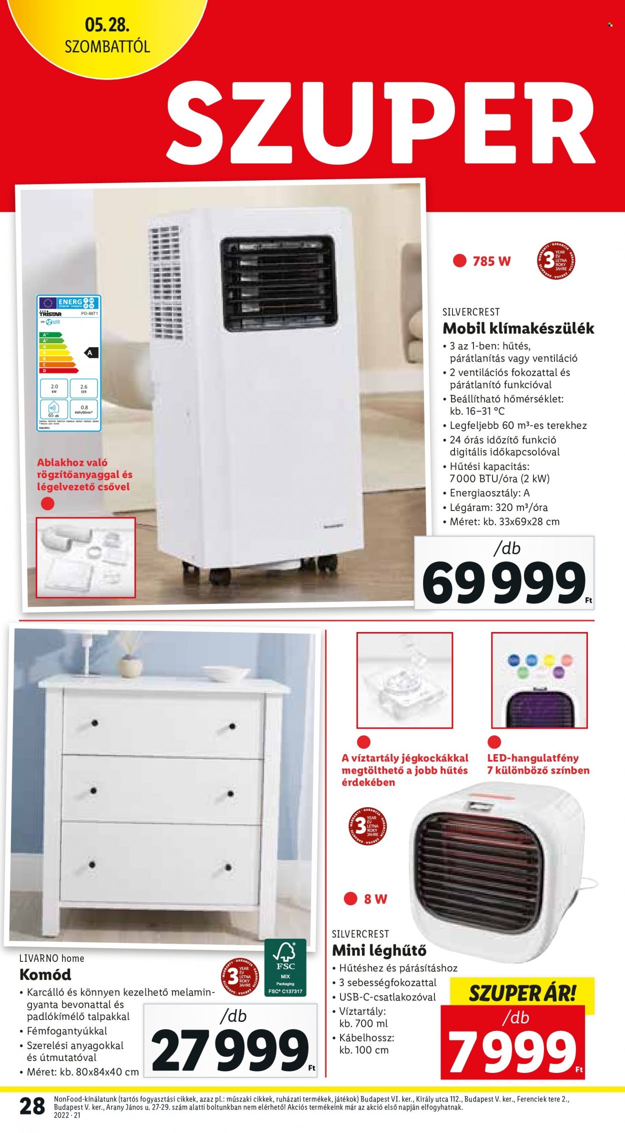 Lidl akciós újságok - 2022.05.26 - 2022.06.01. Oldal 28