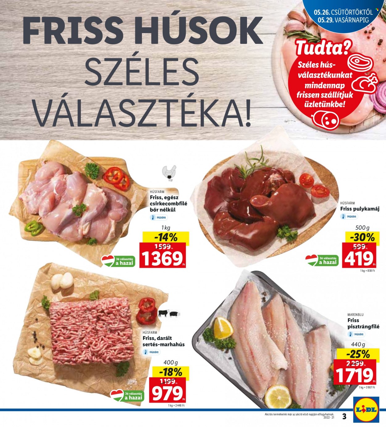 Lidl akciós újságok - 2022.05.26 - 2022.05.29. Oldal 3