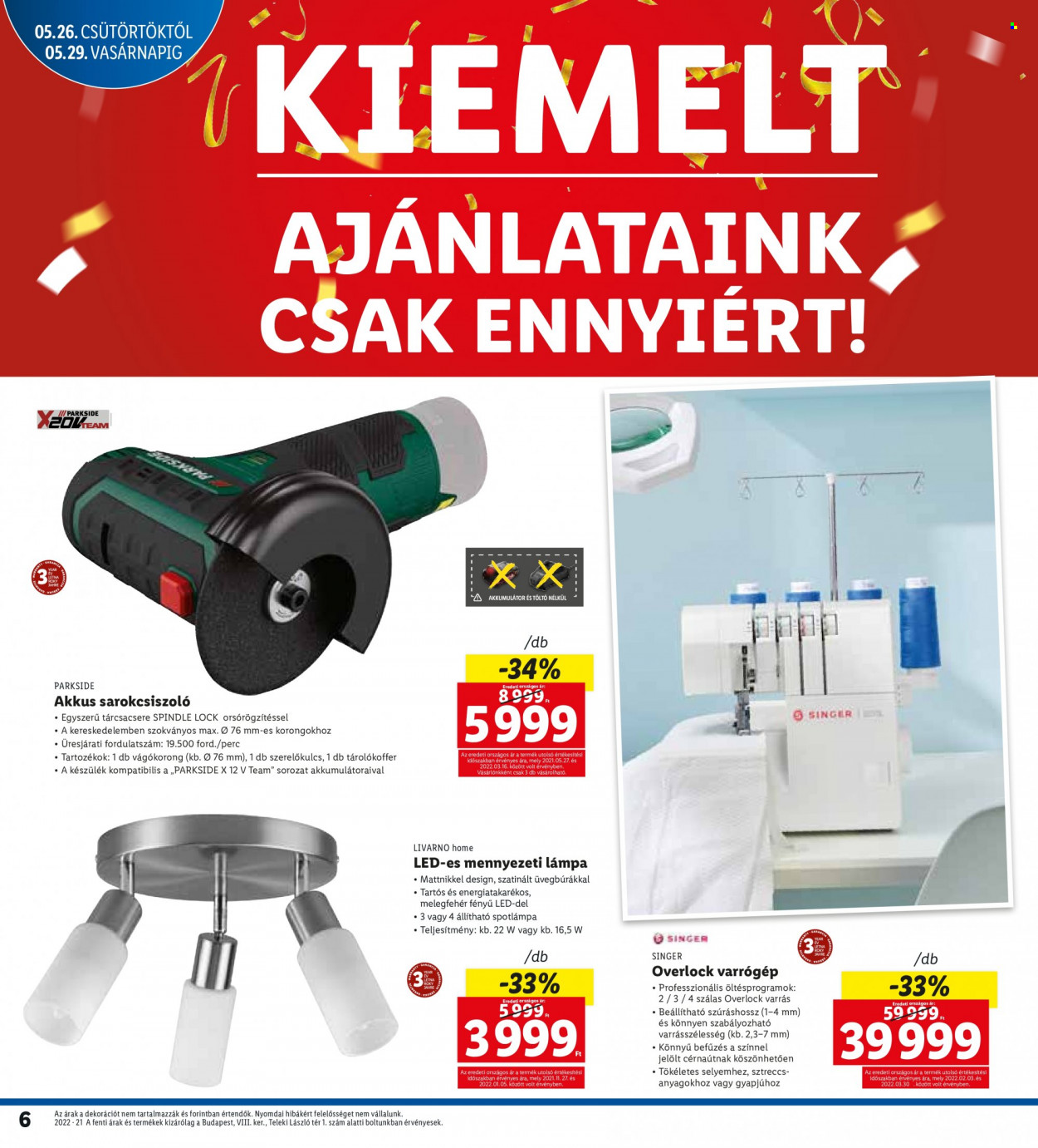 Lidl akciós újságok - 2022.05.26 - 2022.05.29. Oldal 6