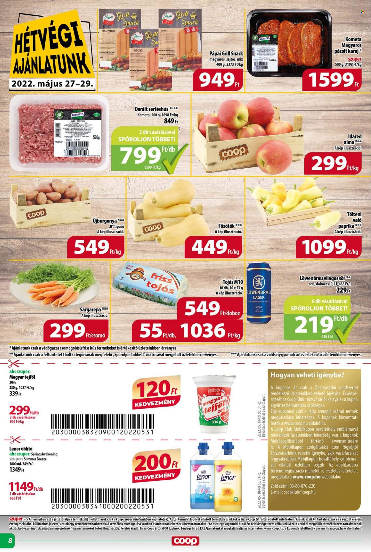 Coop akciós újságok - 2022.05.25 - 2022.05.31. Oldal 8
