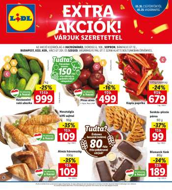 Újság Lidl - 2022.05.26 - 2022.05.29.