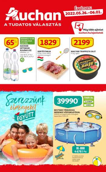Újság Auchan - 2022.05.26 - 2022.06.01.