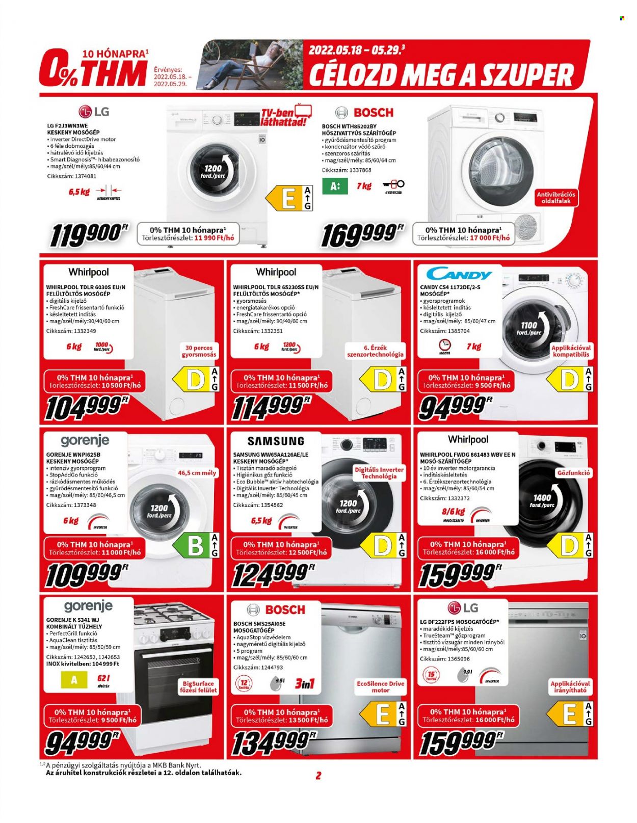 MediaMarkt akciós újságok - 2022.05.18 - 2022.05.29. Oldal 2