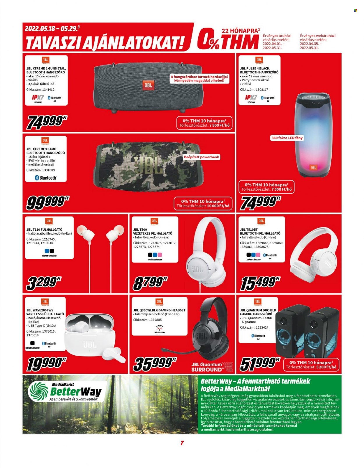 MediaMarkt akciós újságok - 2022.05.18 - 2022.05.29. Oldal 7