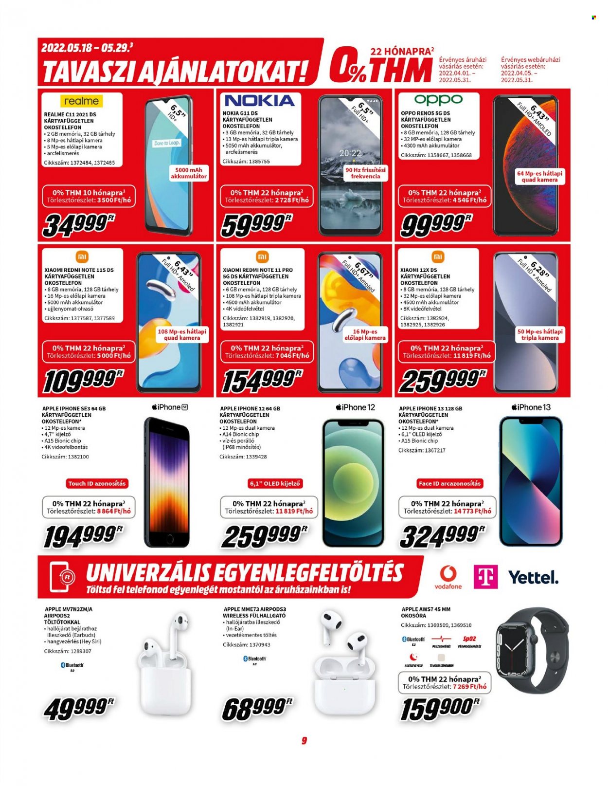 MediaMarkt akciós újságok - 2022.05.18 - 2022.05.29. Oldal 9