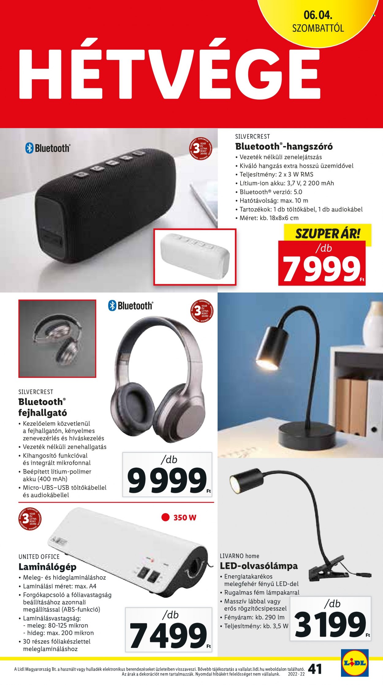 Lidl akciós újságok - 2022.06.02 - 2022.06.08. Oldal 41