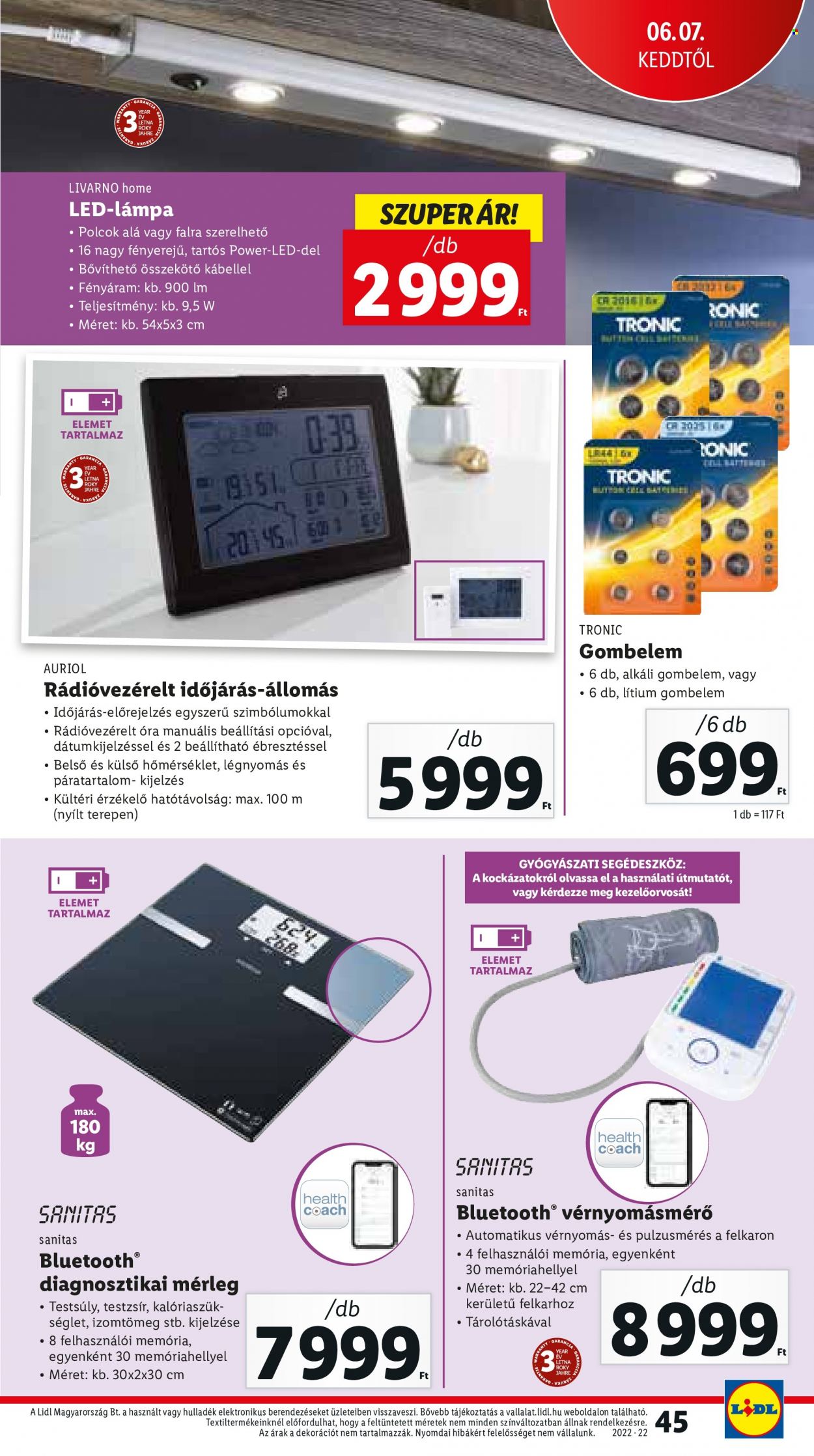 Lidl akciós újságok - 2022.06.02 - 2022.06.08. Oldal 45