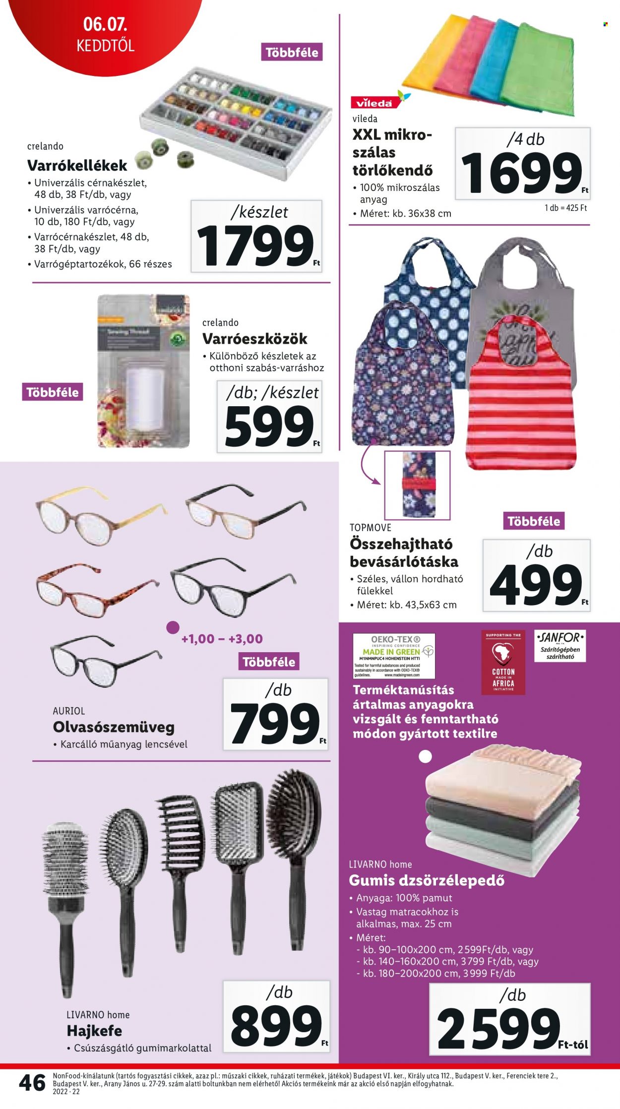 Lidl akciós újságok - 2022.06.02 - 2022.06.08. Oldal 46