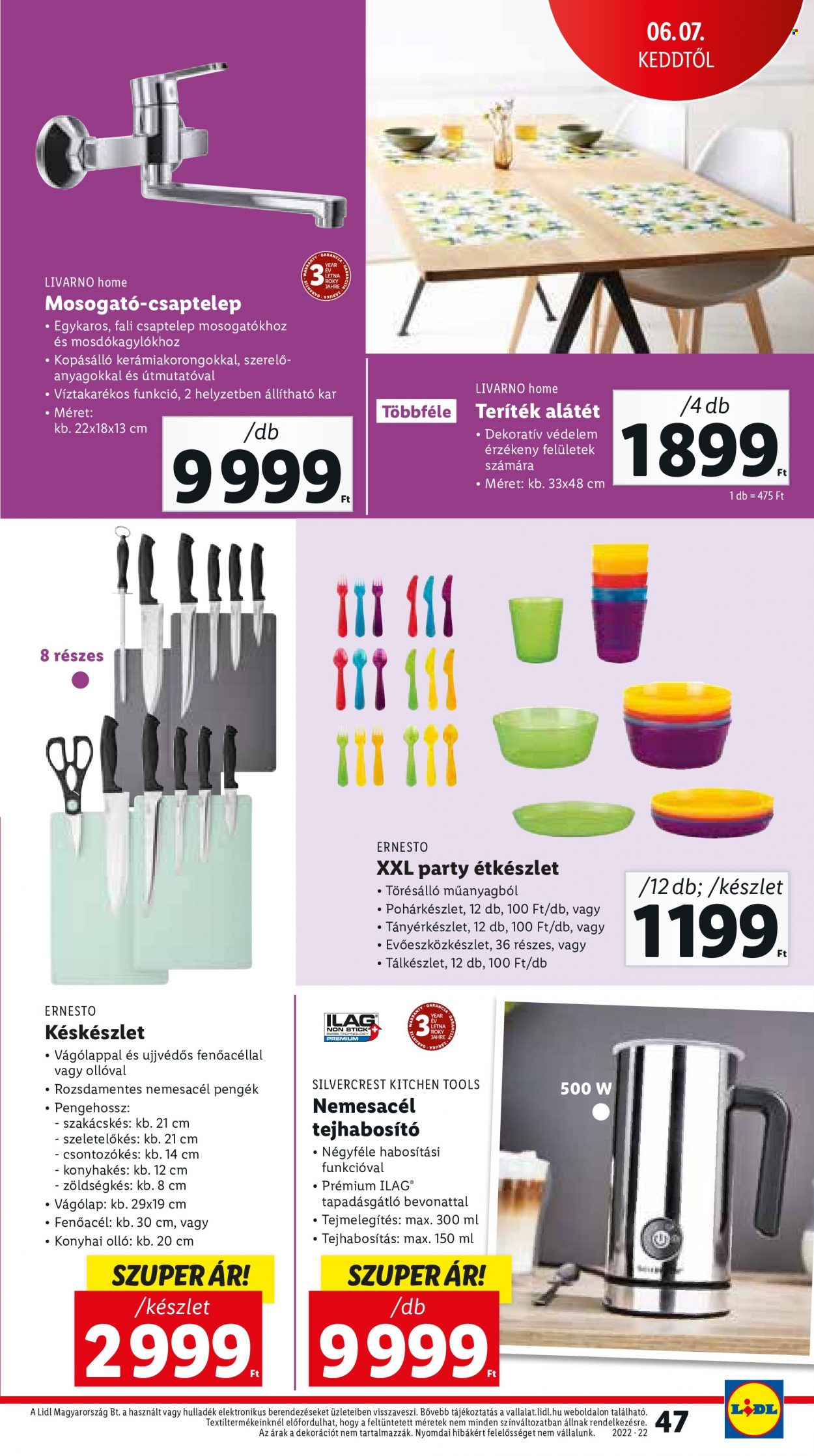 Lidl akciós újságok - 2022.06.02 - 2022.06.08. Oldal 47
