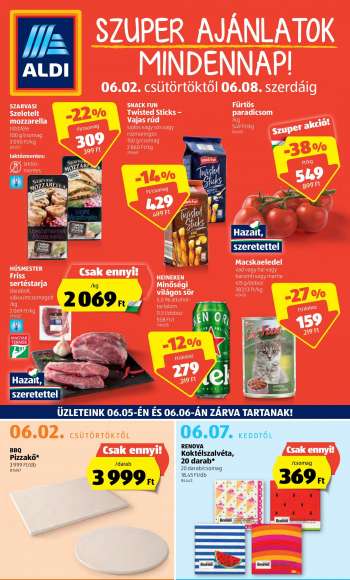 Újság Aldi - 2022.06.02 - 2022.06.08.