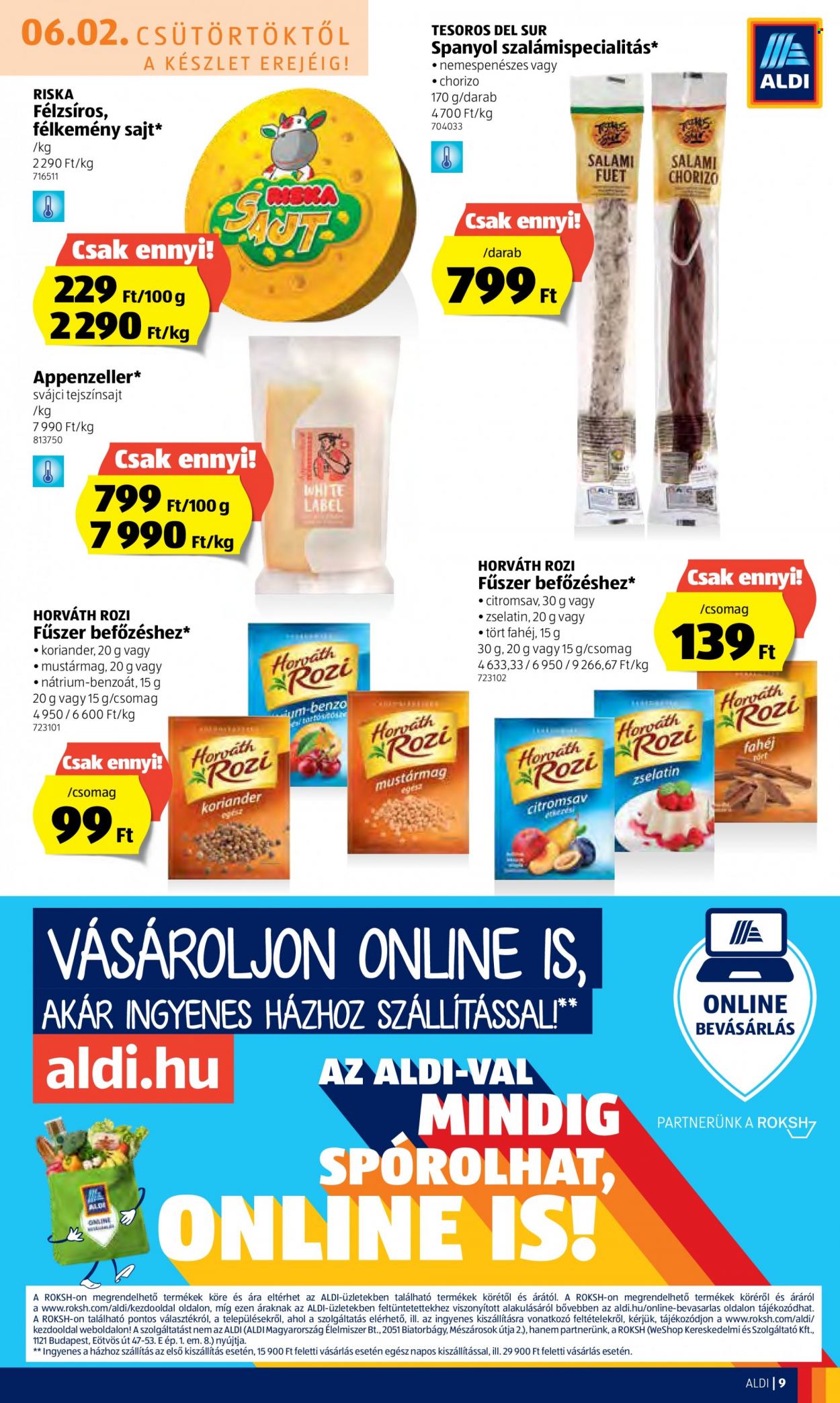 Aldi akciós újságok - 2022.06.02 - 2022.06.08. Oldal 9