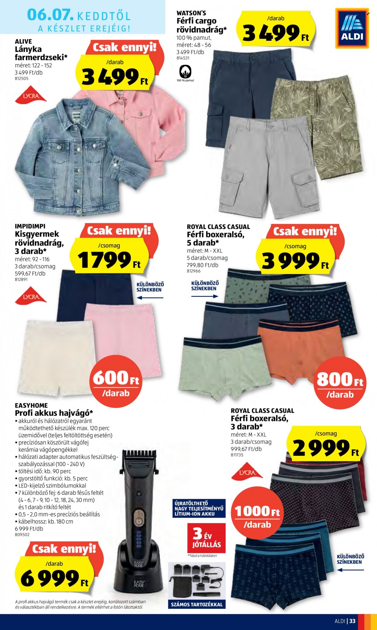 Aldi akciós újságok - 2022.06.02 - 2022.06.08. Oldal 33