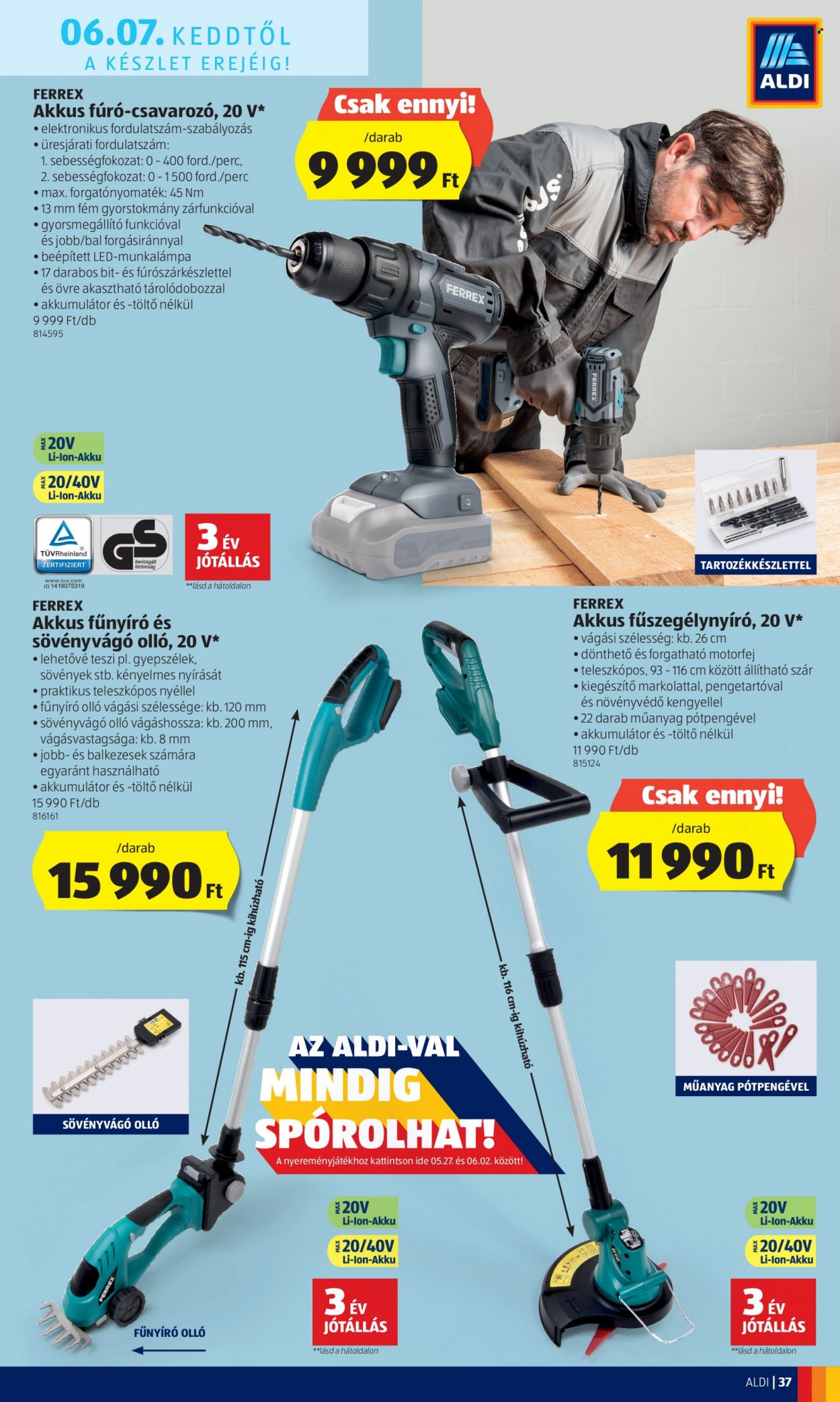 Aldi akciós újságok - 2022.06.02 - 2022.06.08. Oldal 37