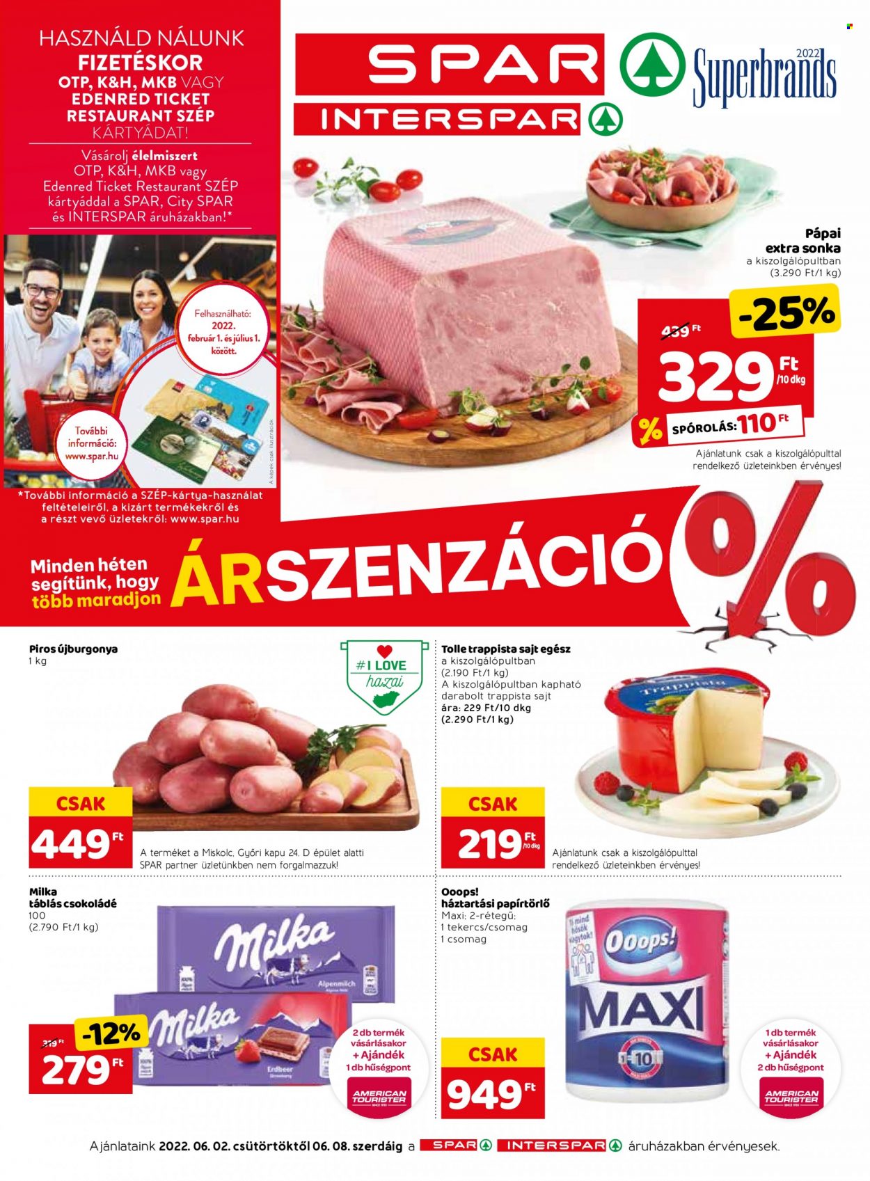 SPAR akciós újságok - 2022.06.02 - 2022.06.08. Oldal 1