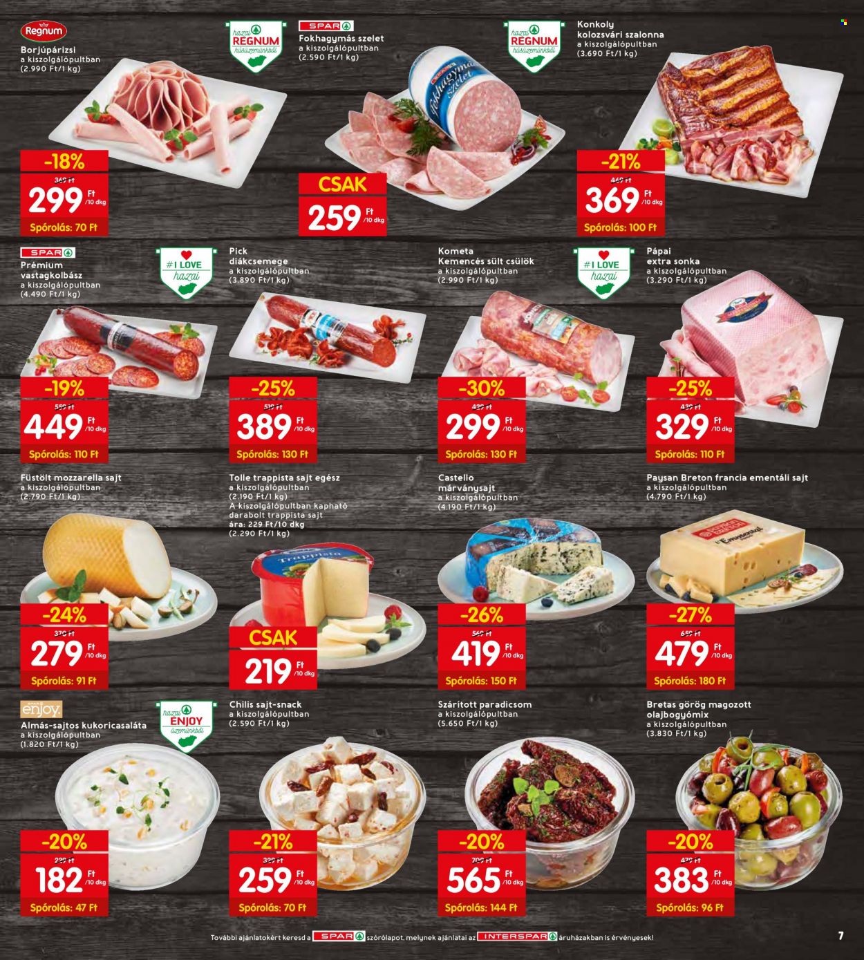 INTERSPAR akciós újságok - 2022.06.02 - 2022.06.08. Oldal 9