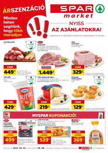 Újság SPAR market - 2022.06.02 - 2022.06.08.