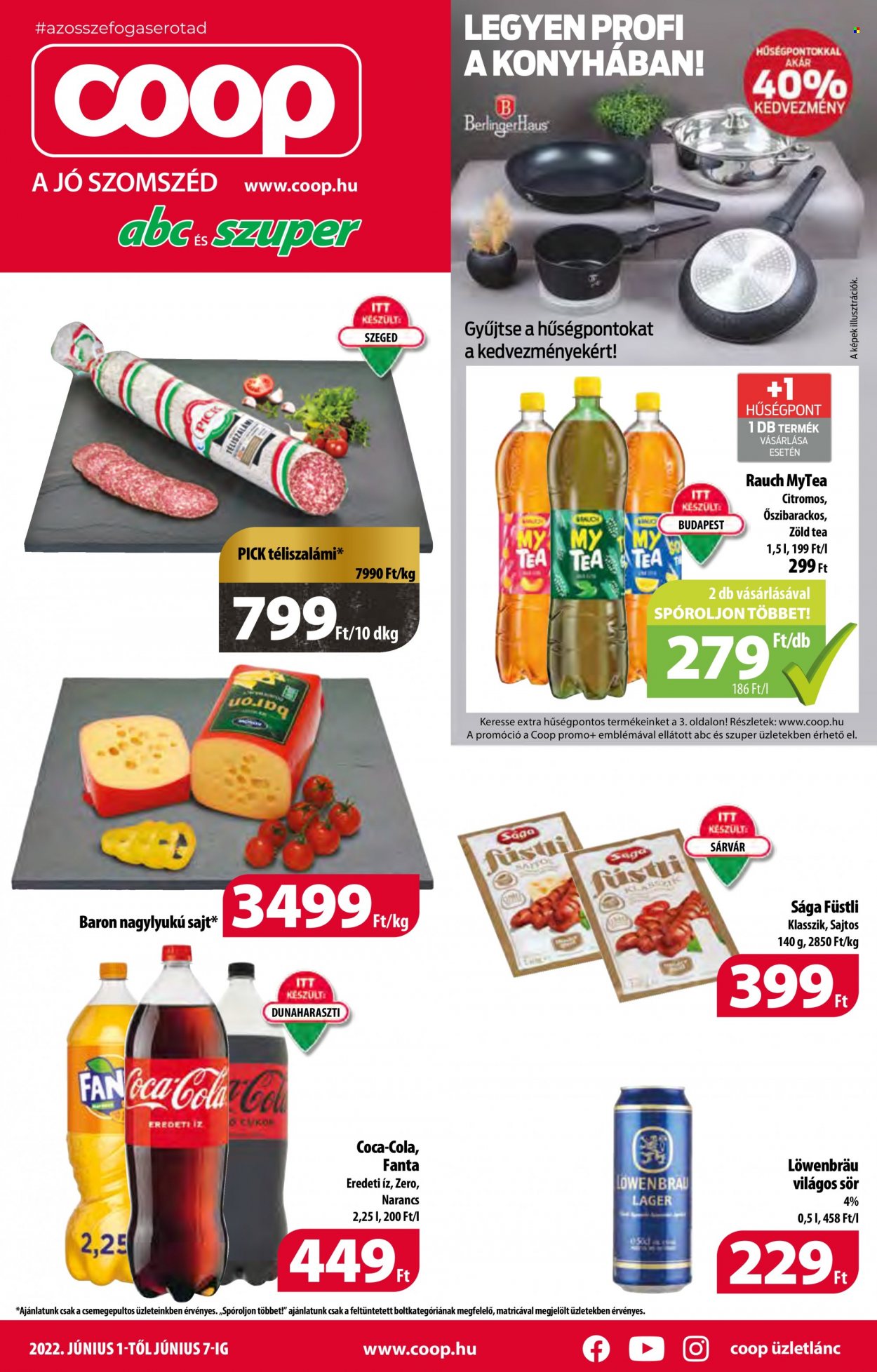 Coop akciós újságok - 2022.06.01 - 2022.06.07. Oldal 1