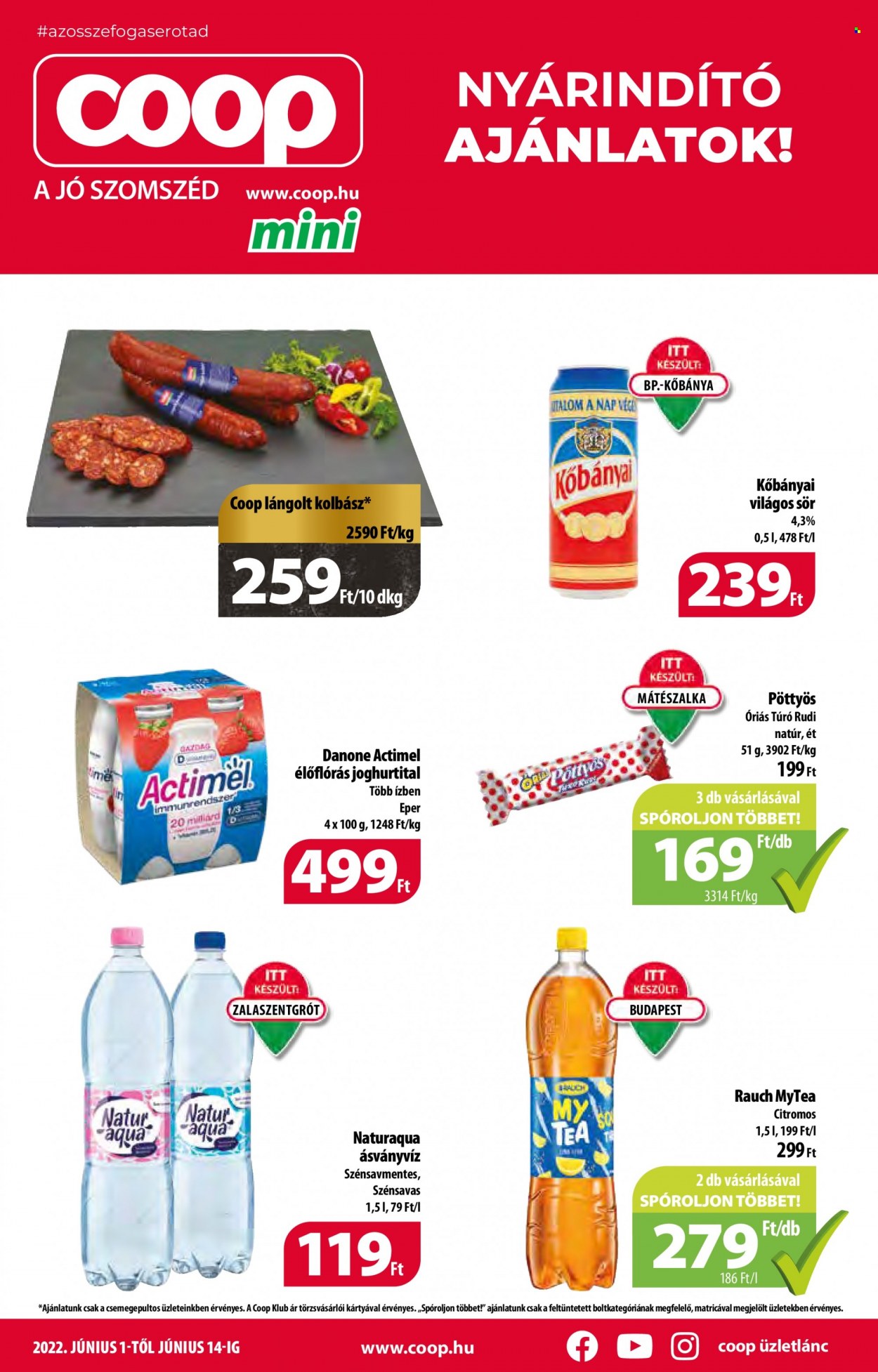 Coop akciós újságok - 2022.06.01 - 2022.06.14. Oldal 1
