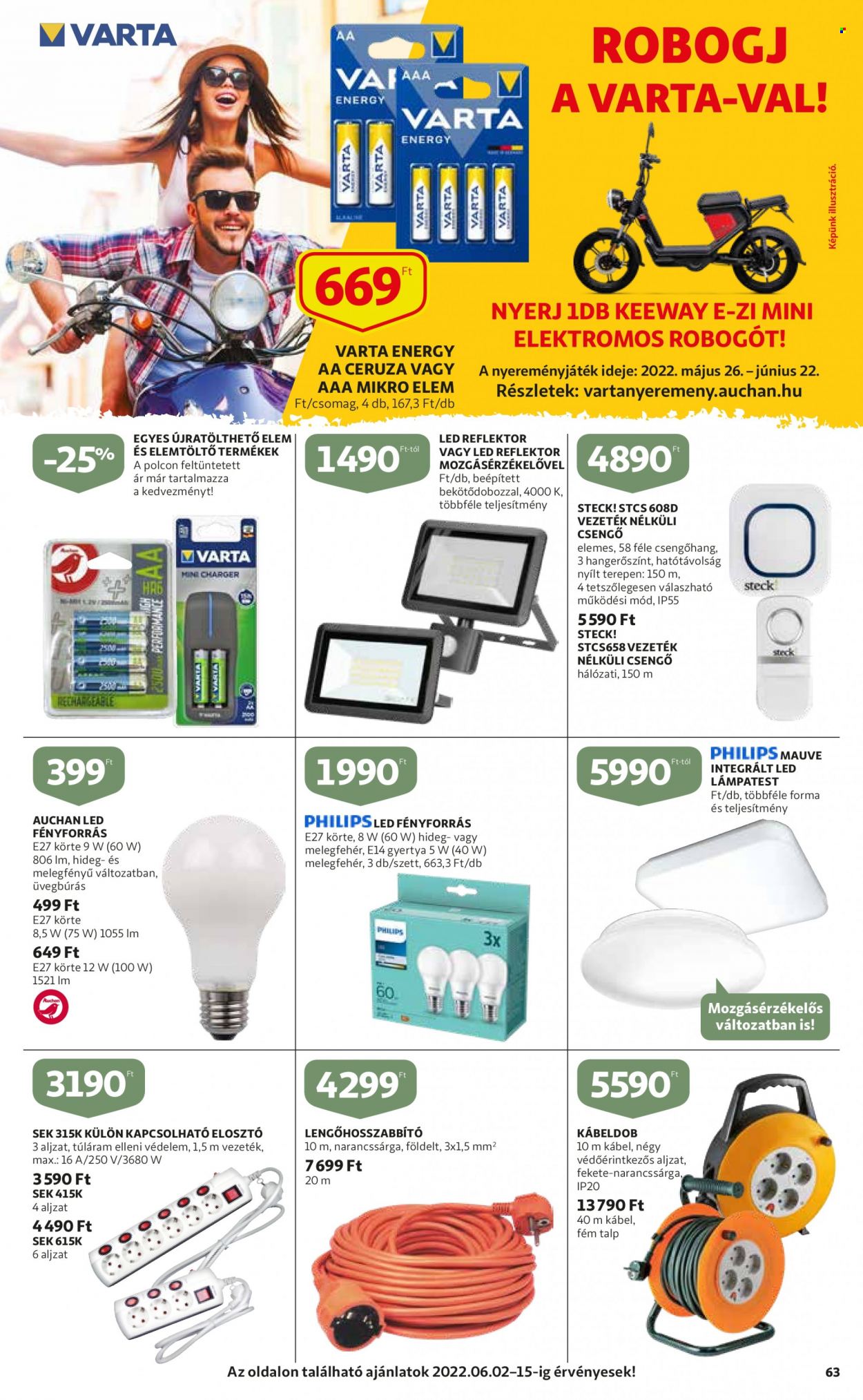 Auchan akciós újságok - 2022.06.02 - 2022.06.08. Oldal 63