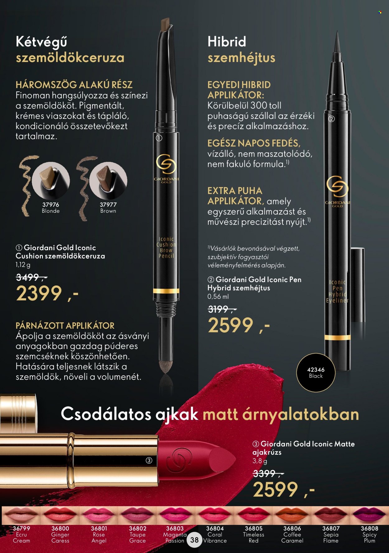 Oriflame akciós újságok - 2022.05.31 - 2022.06.21. Oldal 38