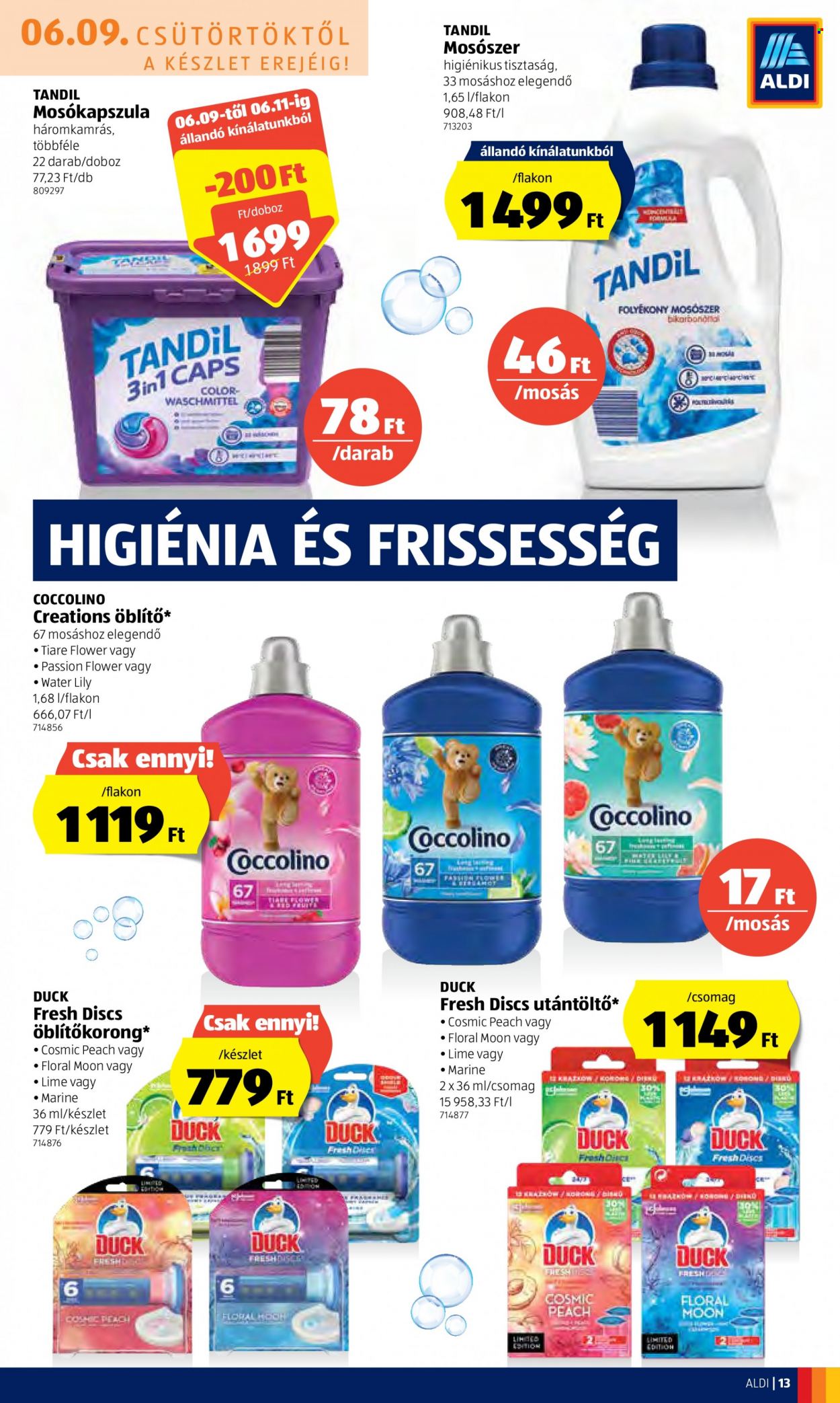 Aldi akciós újságok - 2022.06.09 - 2022.06.15. Oldal 13