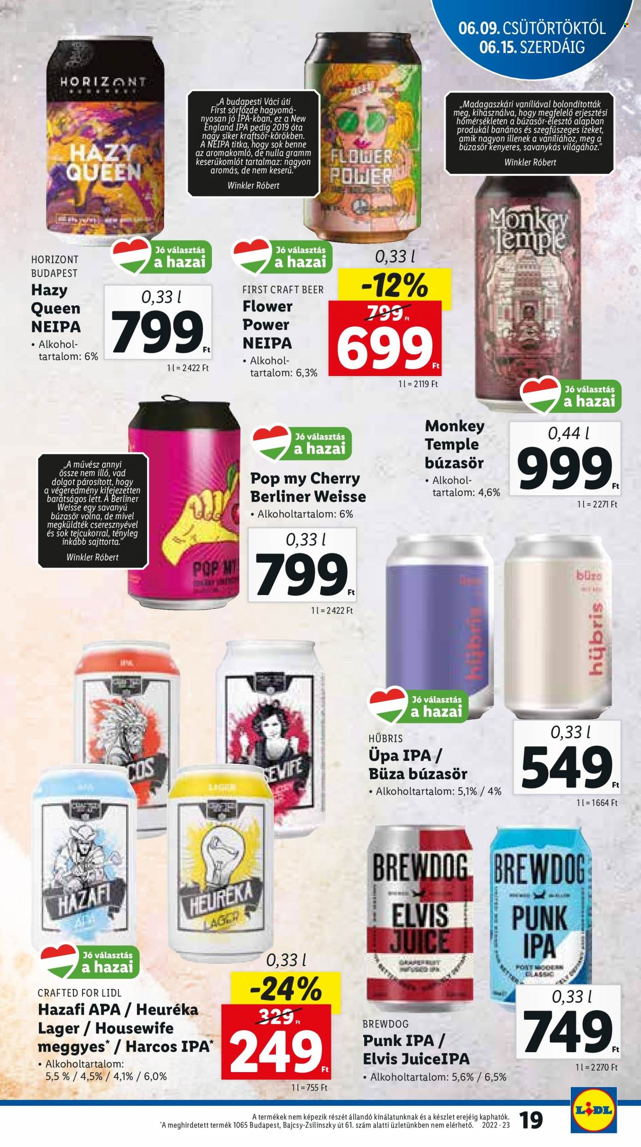 Lidl akciós újságok - 2022.06.09 - 2022.06.15. Oldal 19