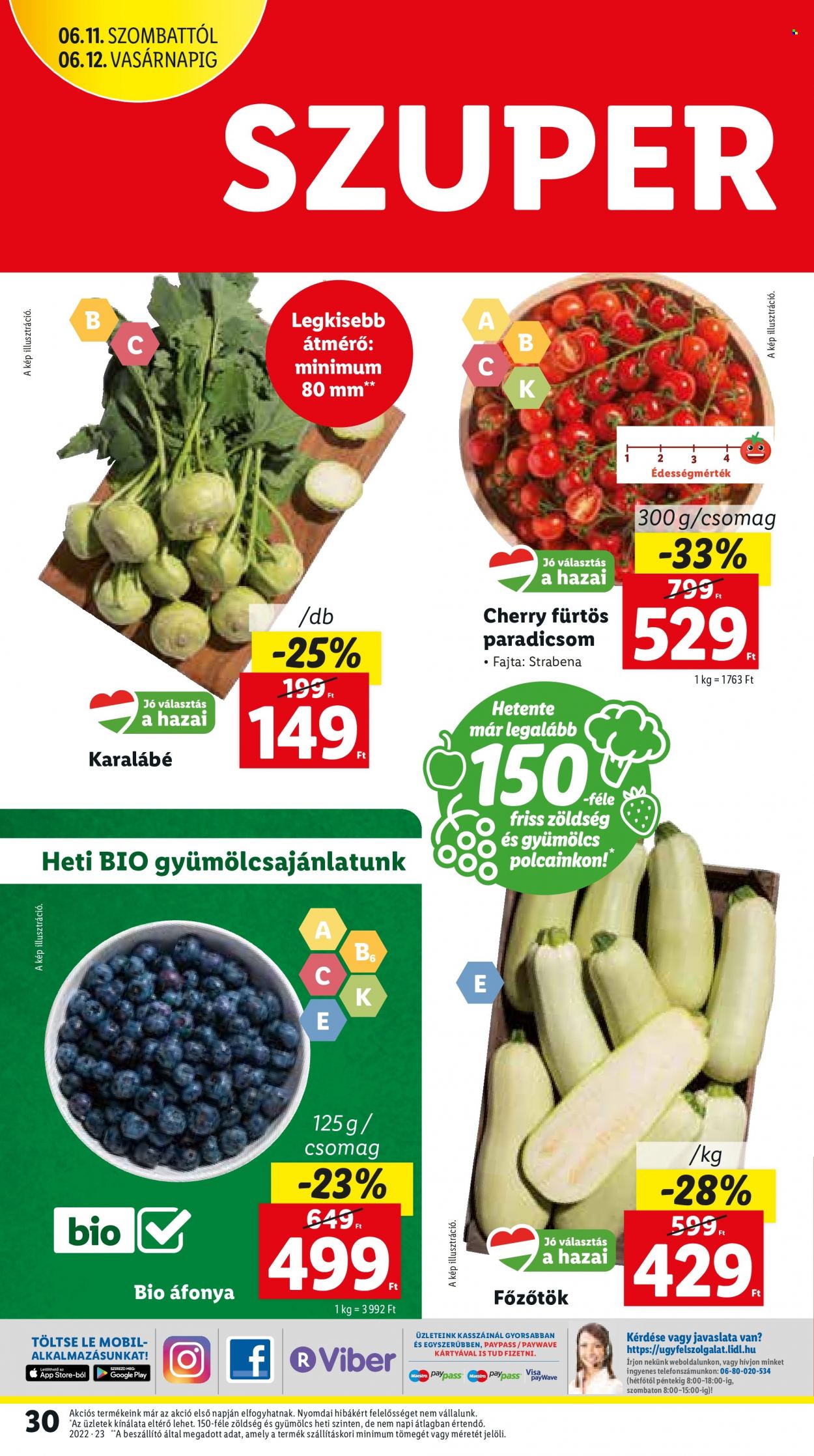Lidl akciós újságok - 2022.06.09 - 2022.06.15. Oldal 30