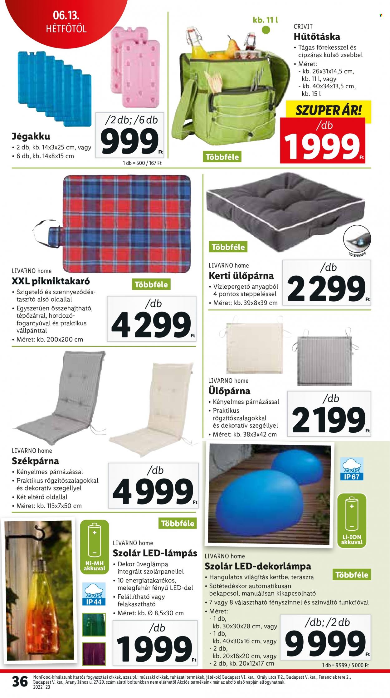 Lidl akciós újságok - 2022.06.09 - 2022.06.15. Oldal 36