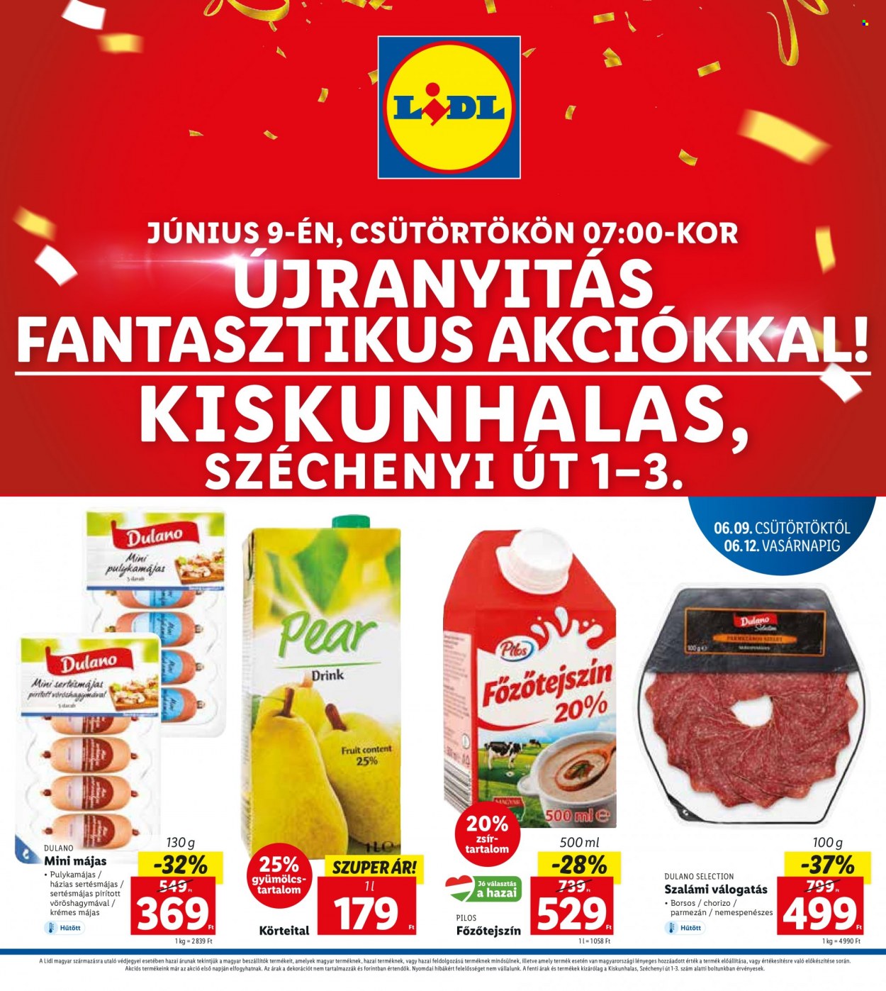 Lidl akciós újságok - 2022.06.09 - 2022.06.12. Oldal 1