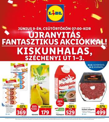Újság Lidl - 2022.06.09 - 2022.06.12.