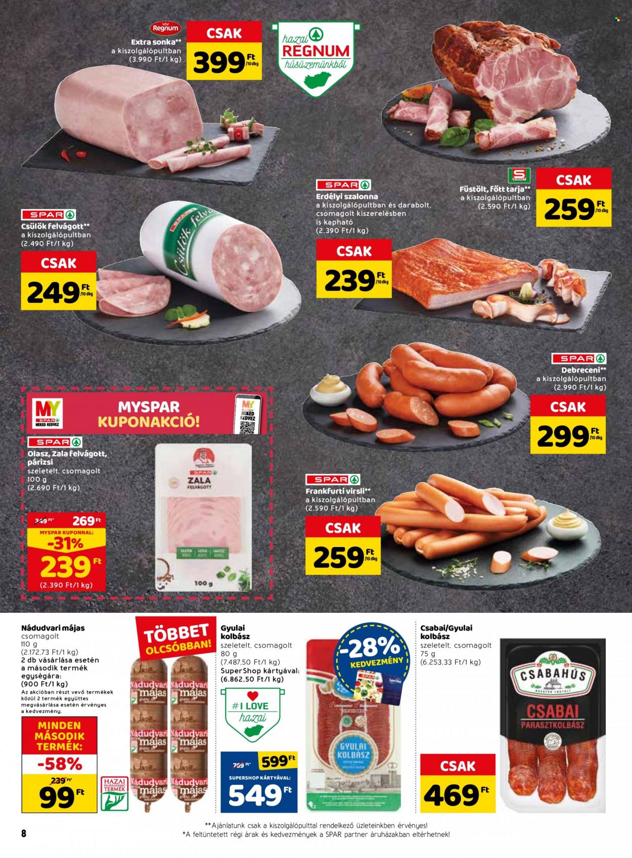SPAR akciós újságok - 2022.06.09 - 2022.06.15. Oldal 12