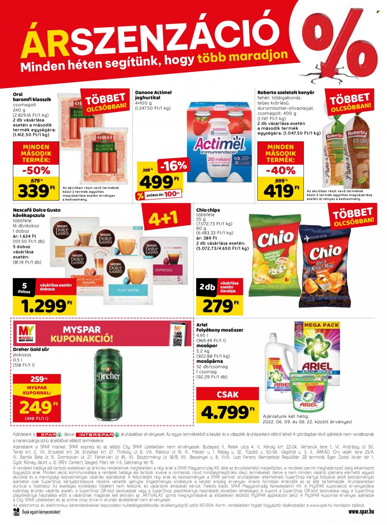 SPAR akciós újságok - 2022.06.09 - 2022.06.15. Oldal 32