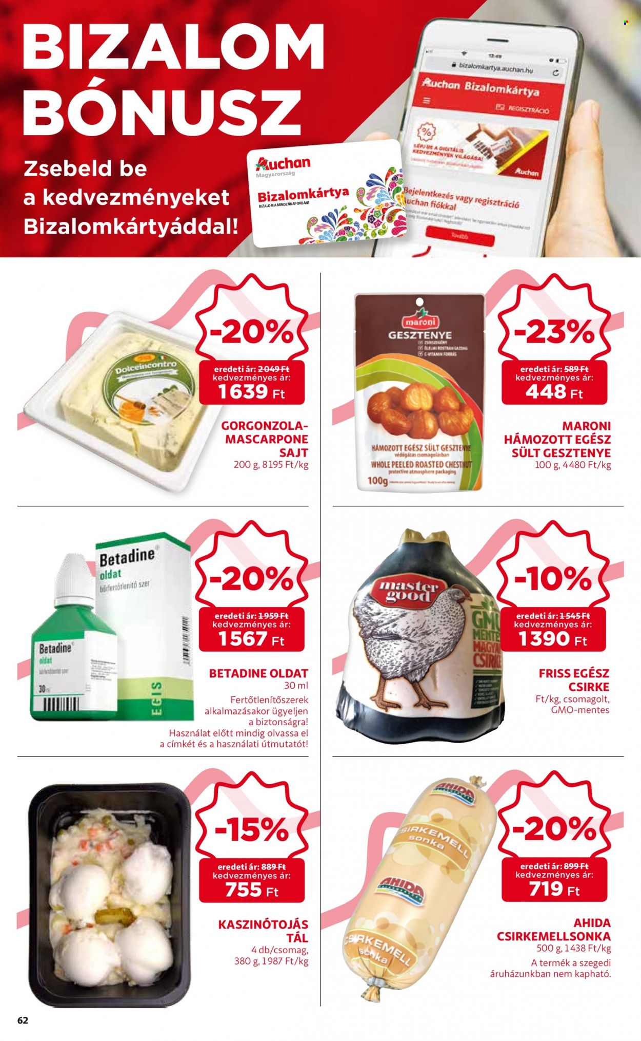 Auchan akciós újságok - 2022.06.09 - 2022.06.15. Oldal 62