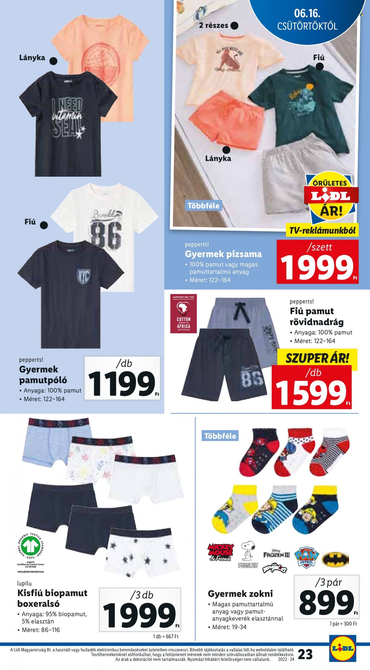 Lidl akciós újságok - 2022.06.16 - 2022.06.22. Oldal 23