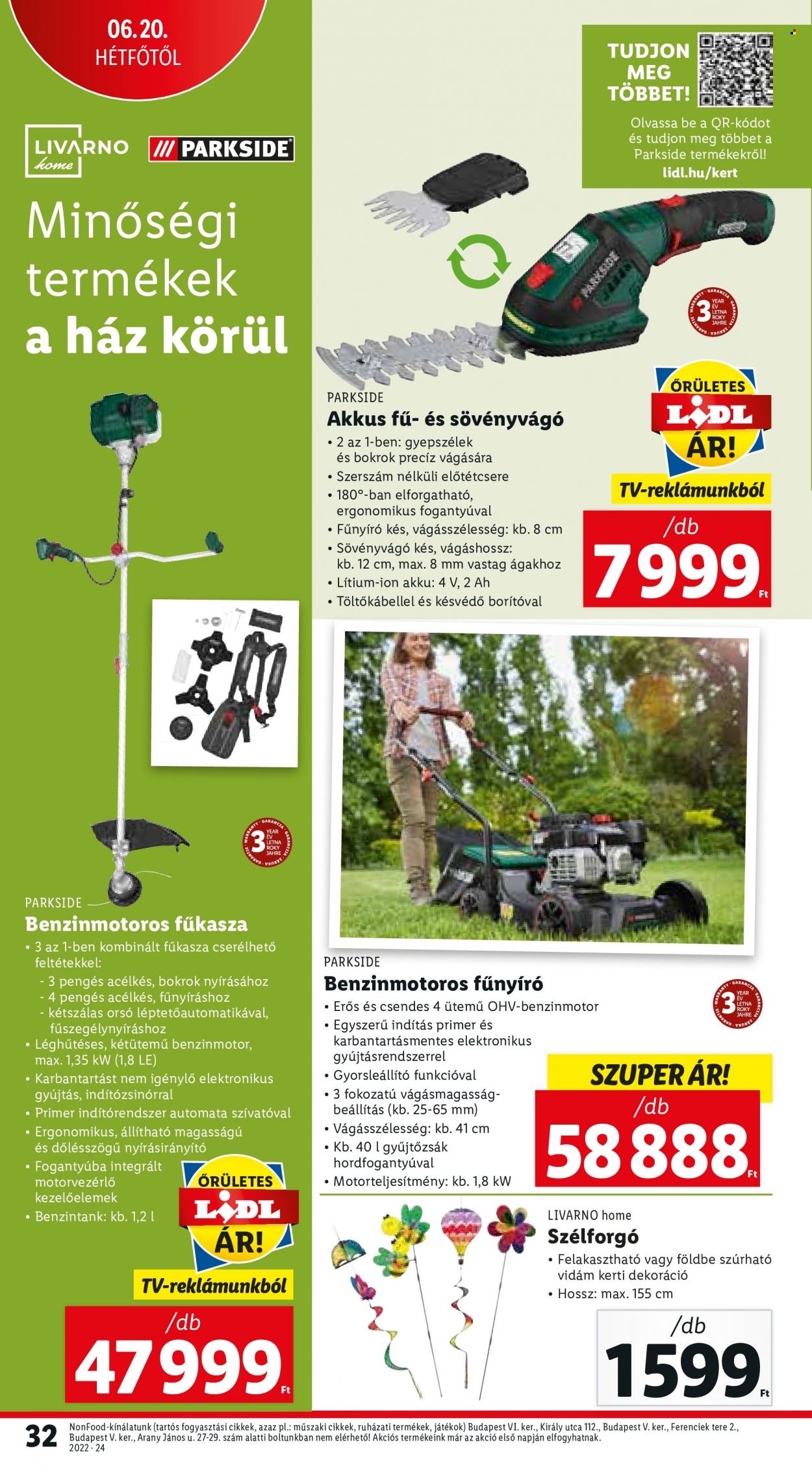 Lidl akciós újságok - 2022.06.16 - 2022.06.22. Oldal 32
