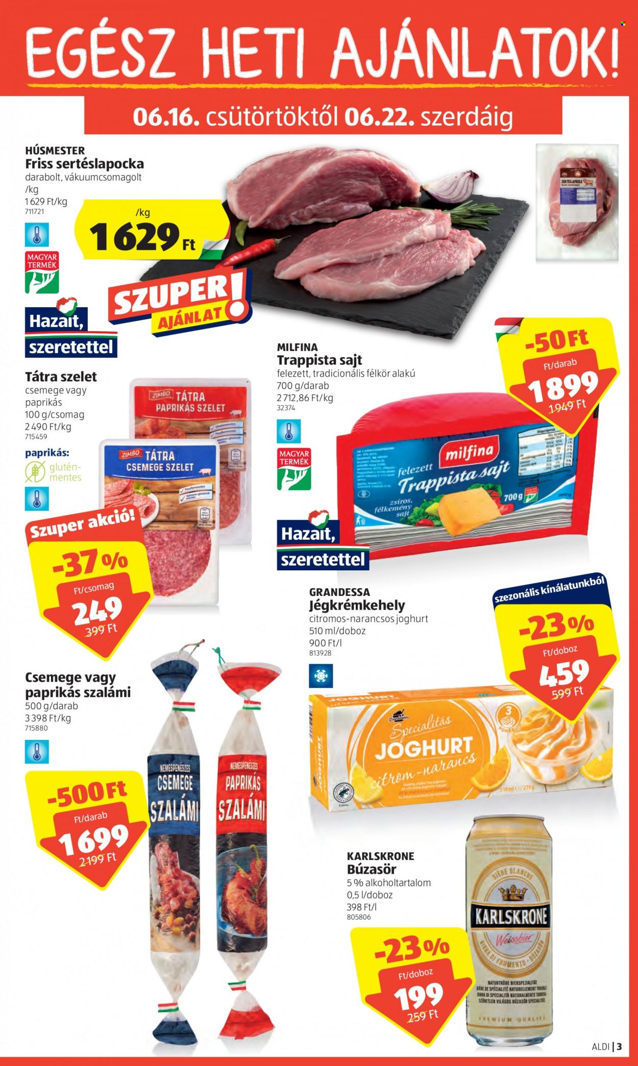 Aldi akciós újságok - 2022.06.16 - 2022.06.22. Oldal 3