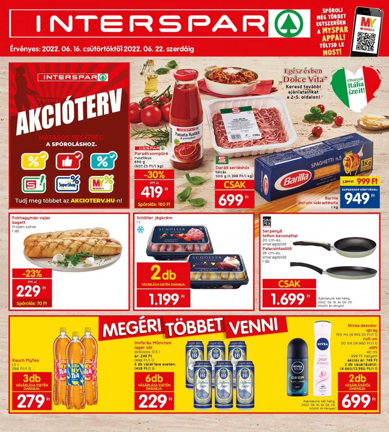 INTERSPAR akciós újságok - 2022.06.16 - 2022.06.22. Oldal 1
