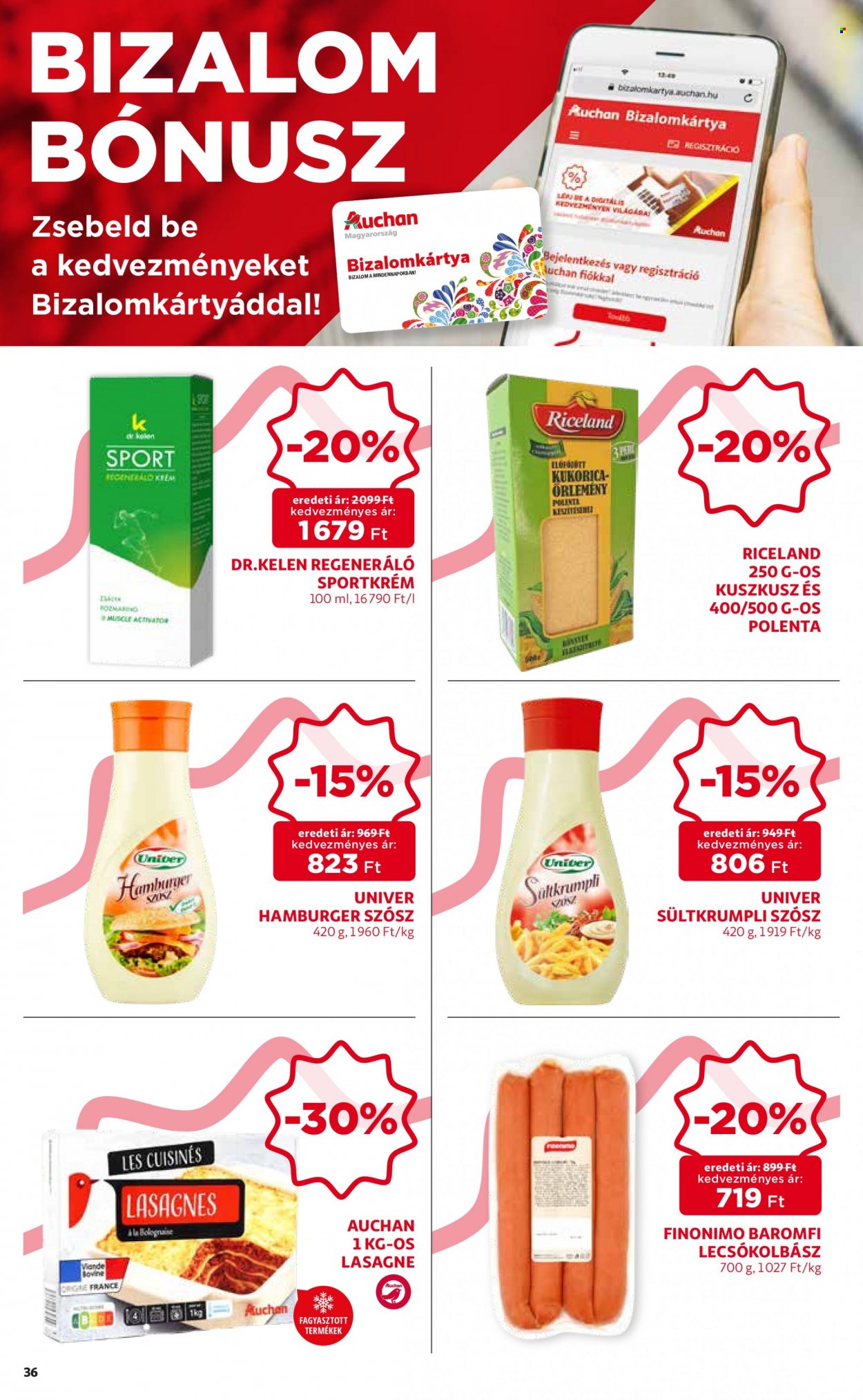 Auchan akciós újságok - 2022.06.16 - 2022.06.22. Oldal 36