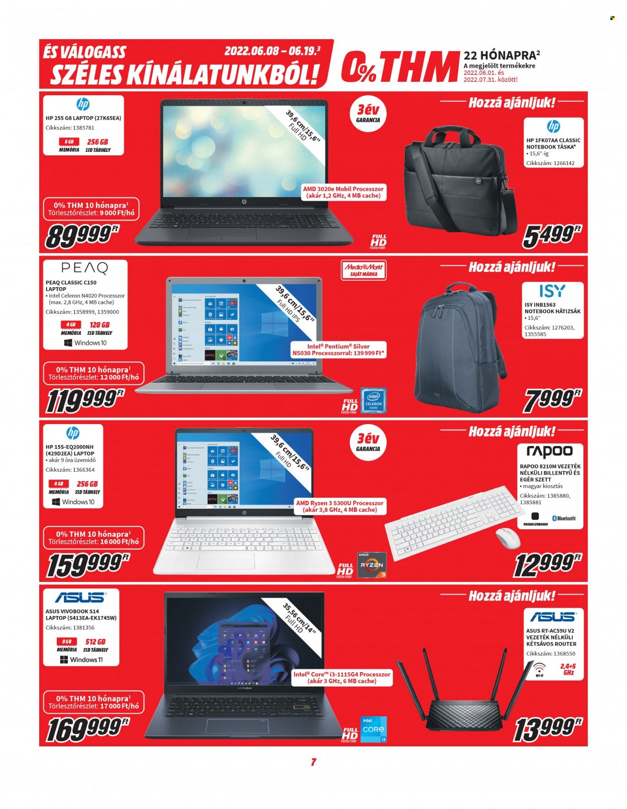 MediaMarkt akciós újságok - 2022.06.08 - 2022.06.19. Oldal 7